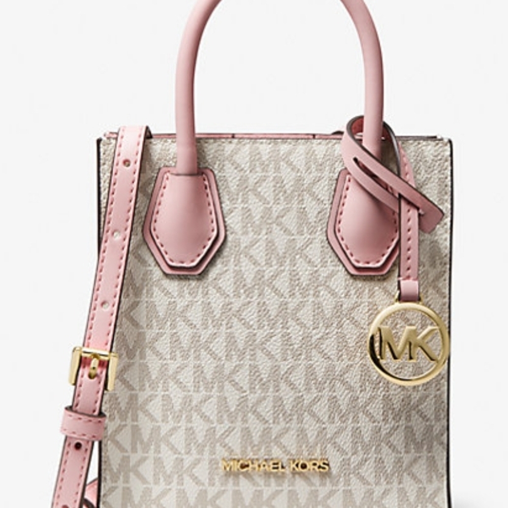 Michael Kors Pink and Cream Women's Bag
